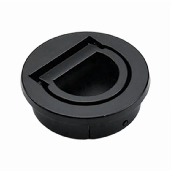 deevoka 40mm Round Flush Pull Latch Zinc Alloy Recessed Ring Handle Concealed Door Pull 3 Pcs