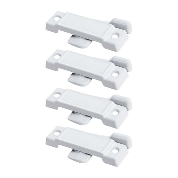 deevoka 4Pcs Window Sash Locks Sash Keepers Security Childproof Child Window Latch Locks