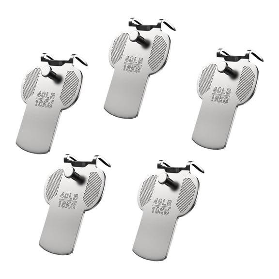 deevoka 5 Pieces Drywall Picture Hangers 40lb Heavy Duty Photo Poster Painting Hooks
