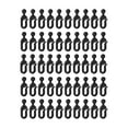 thumbnail image 1 of deevoka 50 Pieces Curtain Track Hooks Curtain Clips for Window Drapes Hotel Supplies, 1 of 9