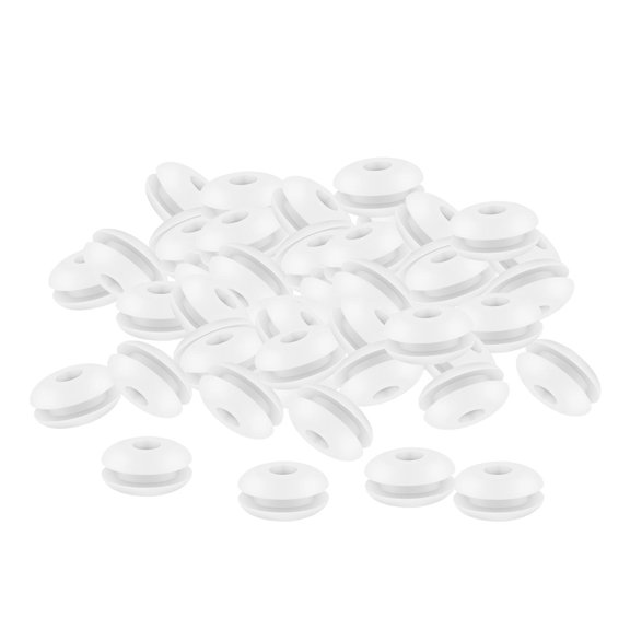 deevoka 50Pcs Cable Grommets Adult Wheel Protector Sleeve for Cable Railings Outdoor
