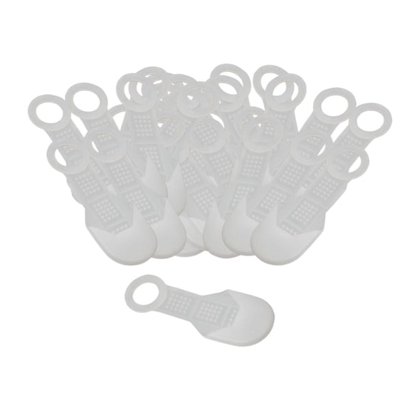 deevoka 50Pcs Small Non Slip Shoulder Strap Clothes Hanging Accessories Transparent Non