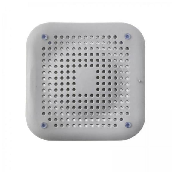 deevoka 5X Hair Blocking Strainer Anti Clogging Drain Hole Protector for Bathtub, Gray