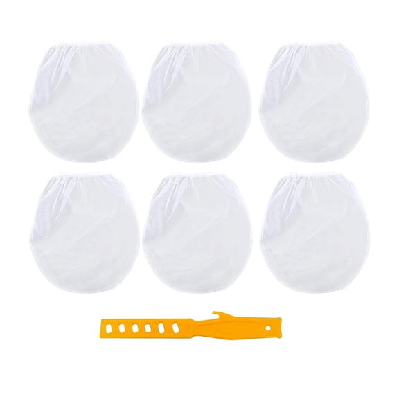 deevoka 6 Pieces Paint Filter Bags Fine Mesh Screen for Painting Plant Transplanting