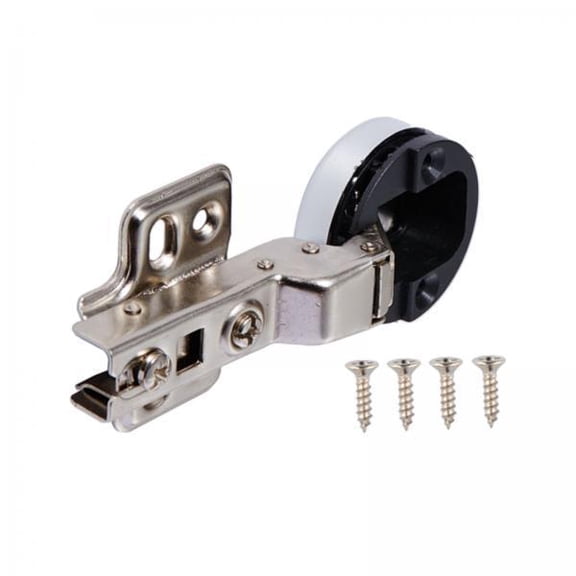 deevoka 6X Glass Door Hinges 35mm Cup Screws Practical DIY Hinges Home