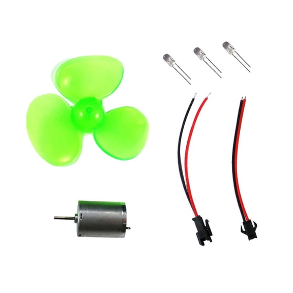 deevoka 8V Mini Wind Generator Plastic Miniature Assembly Generator for Classroom N N