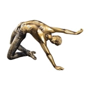 deevoka Abstract Sculpture Sports Figure Decorative Figurine Man Human Body Statue Decor Style D