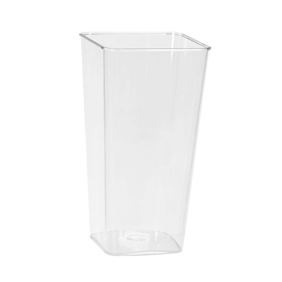 deevoka Acrylic Flower Vase Modern Florist Arrangement for Bedroom Office Home Decor Clear M