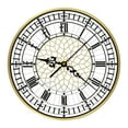 thumbnail image 1 of deevoka Acrylic Wall Clock Non Ticking Bathroom Kitchen Silent Hanging Big Ben Clock, 1 of 9