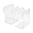 thumbnail image 1 of deevoka Adjustable Clear Bookend Compact Book End for Study Room Bedroom Living Room, 1 of 9