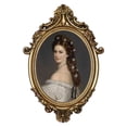 thumbnail image 1 of deevoka Antique Picture with Embossed Furnishing,Vintage Golden Photo Frame for Wall Display Décor, 1 of 8