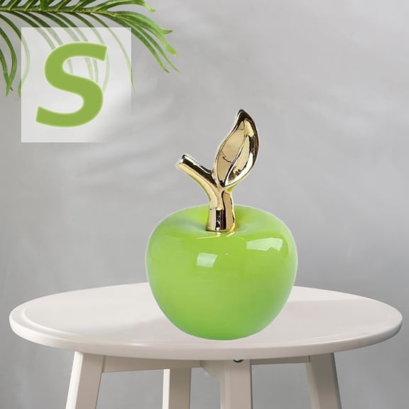 deevoka Apples Statue Artwork Modern Fruit Sculpture for Farmhouse Tea Room Festival S