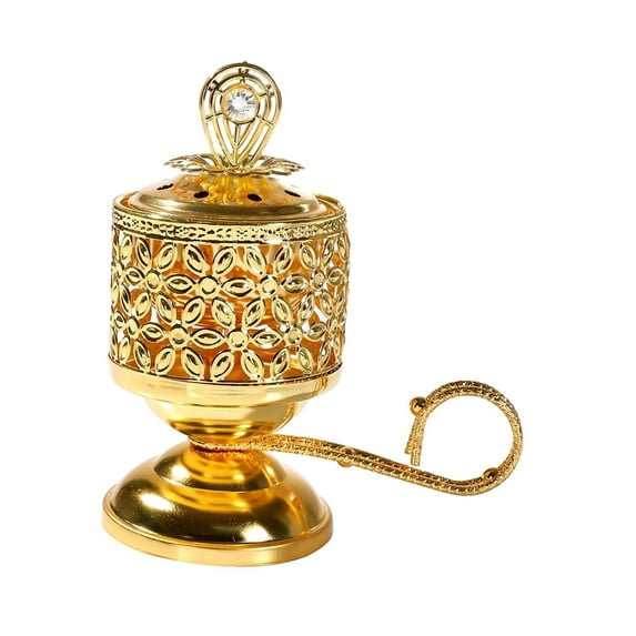 deevoka Arabic Incense Burner Iron Art Incense Holder for SPA Office Home Decoration