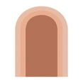 thumbnail image 1 of deevoka Arch Wall Decal Boho Arch Wall Sticker Background Home Holiday PVC Wallpaper Brown, 1 of 9