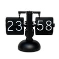 thumbnail image 1 of deevoka Auto Flip Clock Creative Automatic Page Turning Clock for Hotel Office Decor black, 1 of 9