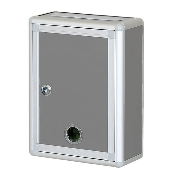 deevoka Ballot Box Aluminum Alloy Drop Box for School Office Business