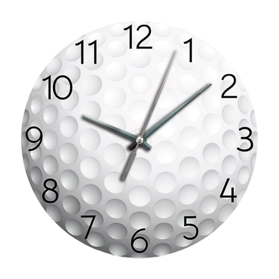deevoka Basketball Wall Clock Modern Home Decor Decorative for School Bedroom Office White 10 Inch