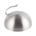 thumbnail image 1 of deevoka Basting Cover Stainless Steel Griddle Burger Cover for Steak Kitchen Cooking 15cmx7.5cm, 1 of 9