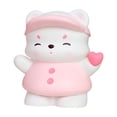 thumbnail image 1 of deevoka Bear Figurine Statue Canister Home Decor Cute Piggy Bank for Kids Girls Boys, 1 of 9