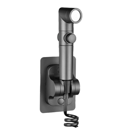 deevoka Bidet Toilet Sprayer Portable Quick and Easy Installation Cloth Diaper Sprayer Gray Spring Base