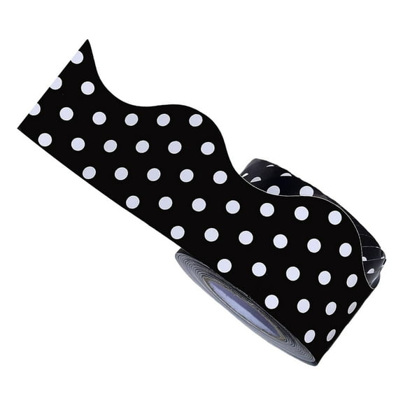 deevoka Border Trim Stickers Wall Decor for Classroom Chalkboard Farmhouse black