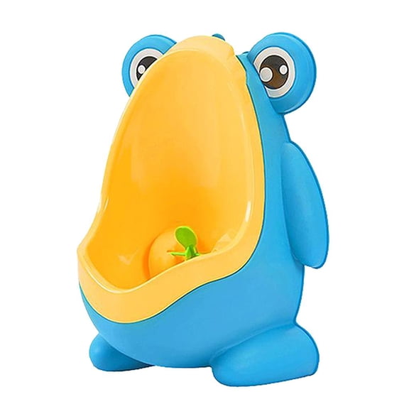 deevoka Boys Pee Toilet Frog Kids Potty Urinal, Removable Bowl Insert for Easy to Clean Blue