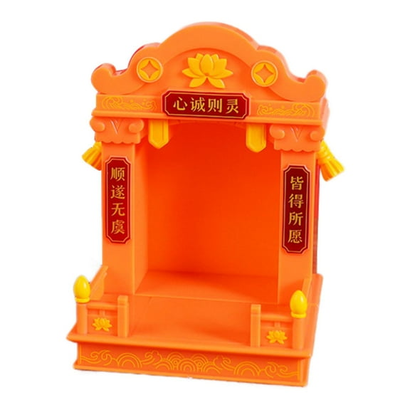 deevoka Buddha Shelf Statue Stand Altar Buddha Shelf Ornament Shrine Altar Sculpture