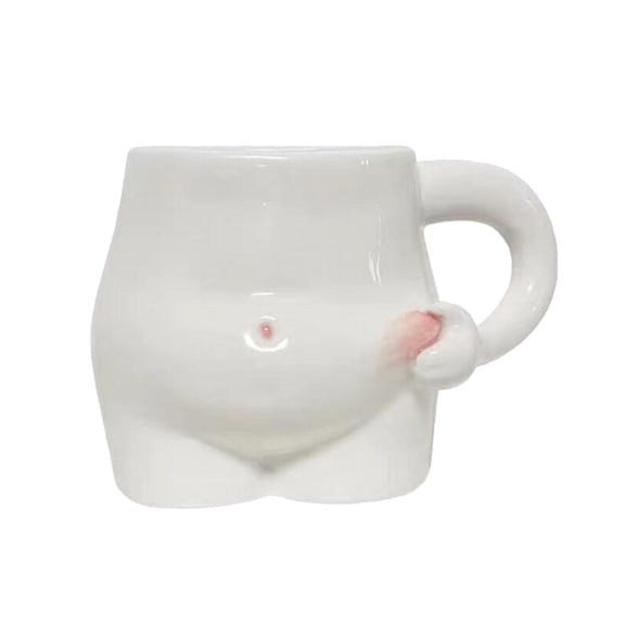 deevoka Bust Shape Coffee Mugs, Creative Ceramic Mug with Handle, Porcelain Coffee Cups,