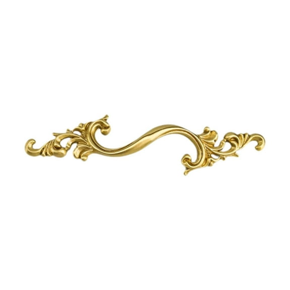 deevoka Cabinet Pull Door Handle Brass Furniture Knob Drawer Pull for Closet Dresser Gold