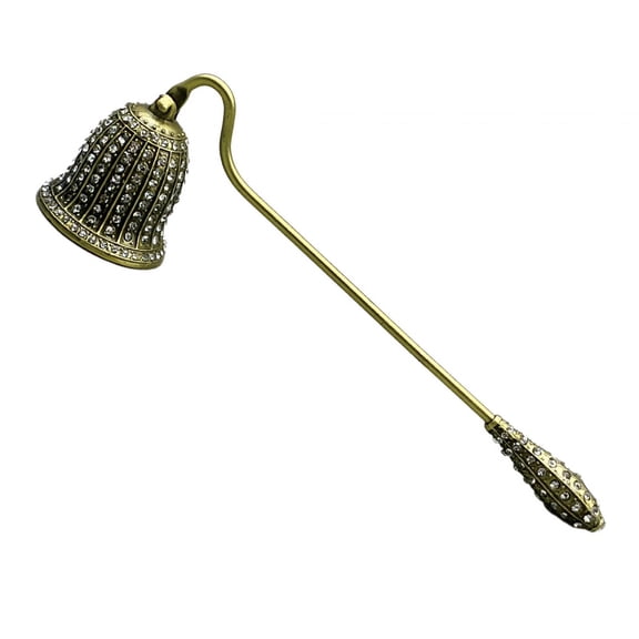 deevoka Candle Snuff Tool Candle Extinguisher Decorative Metal Material with Long Handle