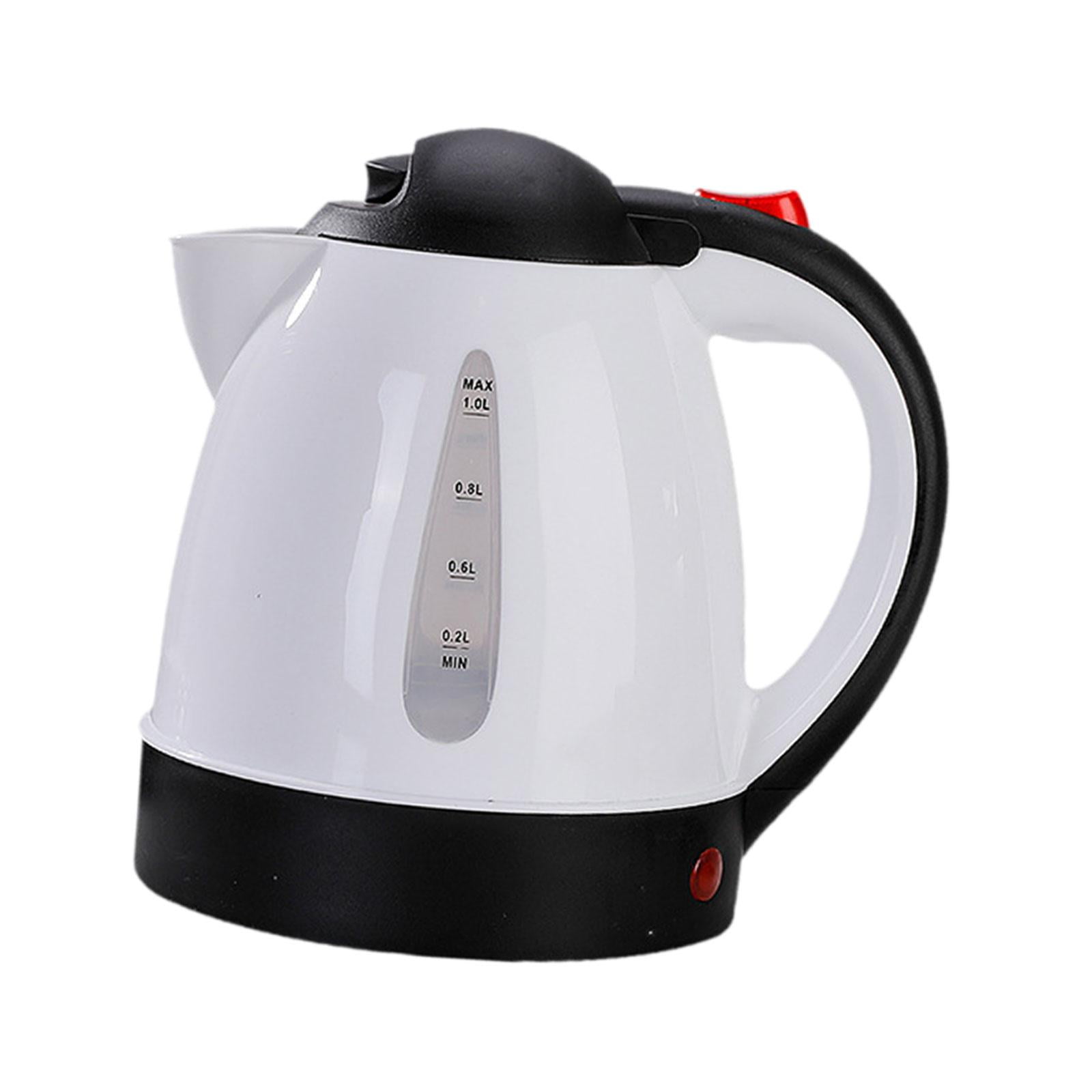 deevoka Car Electric Kettle Heating Bottle 1000ml Portable Car Kettle Boiler Hot Water Kettle