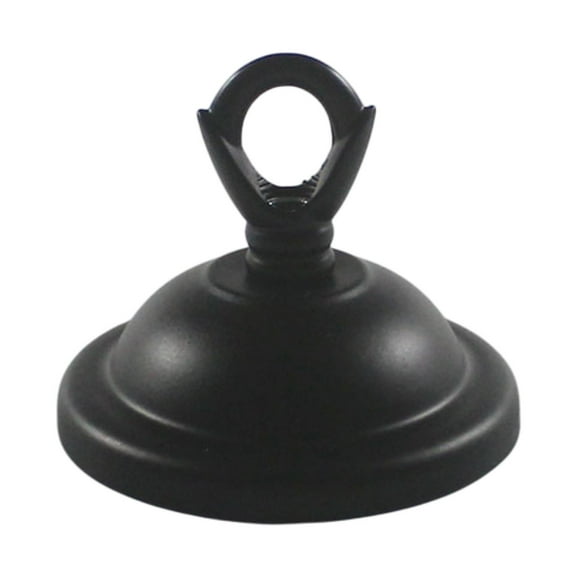 deevoka Ceiling Hook Wall Hanging Hook Easy Installation Hanger Ceiling Bracket for Chandelier Lamp Hanging Plants Lights Decorations Black Close Mouth