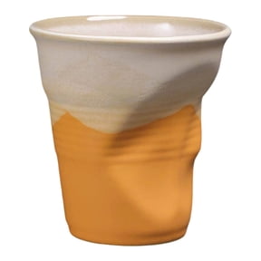 deevoka Ceramic Coffee Mug 8.45oz Home Tea Cup for Birthday Housewarming Dining Room Orange