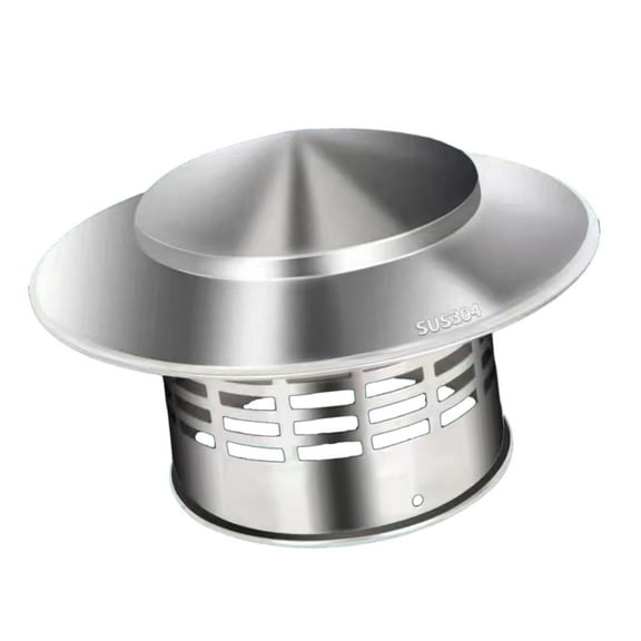 deevoka Chimney Cap Roof Vent Cap Pipe Cap Replacement Heating Cool Air Vent for Chimney S