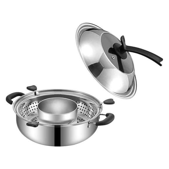 deevoka Chinese Hot Pot Kitchen Cookware Nonstick Stockpot for Restaurant Home Party No punching