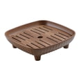 thumbnail image 1 of deevoka Chinese Tea Tray Sturdy Smooth Small Tea Tray for Cafes Home Teahouse Square, 1 of 9
