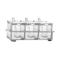 thumbnail image 1 of deevoka Clear Seasoning Box Set Spice Seasoning Jar Spice Storage Container Multipurpose, 1 of 9