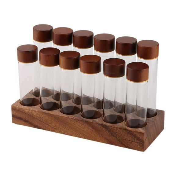 deevoka Coffee Bean Cellars Coffee Beans Storage Containers for Cafe Bar Coffee Shop 12 Holes
