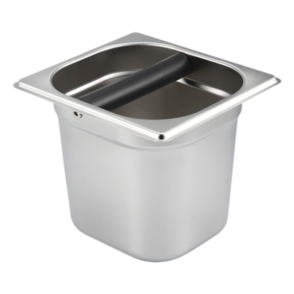 deevoka Coffee Ground Knocking Box Kitchen Stable Fine Workmanship Stainless Steel Grind L