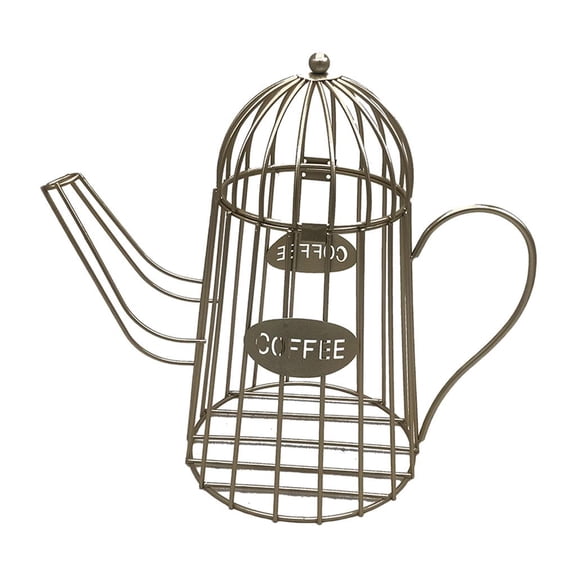 deevoka Coffee Holder Storage Basket Espresso Coffee Keeper Household Counter Storage L