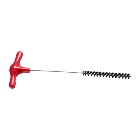 deevoka Coffee Steam Tip Cleaning Brush Multifunctional Accessory T Shape Handle Length 7.2cm for Espresso Machine Parts Sturdy Red