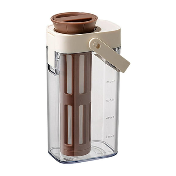 deevoka Cold Brew Coffee Maker Teapot Ice Brew Bottle for Fruit Drinks Milk Beverage