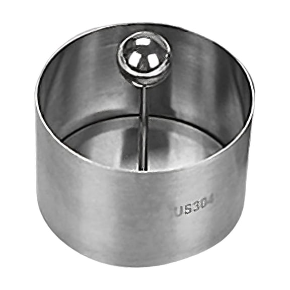deevoka Cold Dish Molds Multifunctional Compact Cake Rings for Sushi Cupcake Desserts L