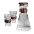 thumbnail image 1 of deevoka Cold Water Jug Juice Milk Cold Carafe Juice Jar for Milk Coffee Refrigerator With Cups, 1 of 9