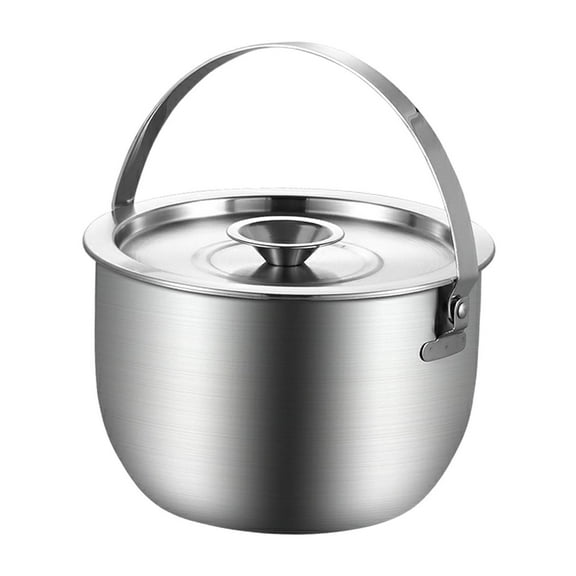 deevoka Container Can with Handle and Lid Canister Saver Oil Pot for Dining Room Restaurant