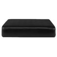 thumbnail image 1 of deevoka Couch Cushion Cover Black Waterproof Sofa Cushion Slipcover for RV Loveseat Sofa 1 Seater, 1 of 9