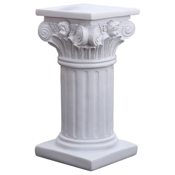 deevoka Creative Roman Pillar Statue Pedestal Stand Indoor Outdoor Garden Decor L Square