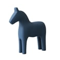 thumbnail image 1 of deevoka Creative Statue Art Crafts Wood Horse Ornament Home Decor Animal Figurine Blue, 1 of 9