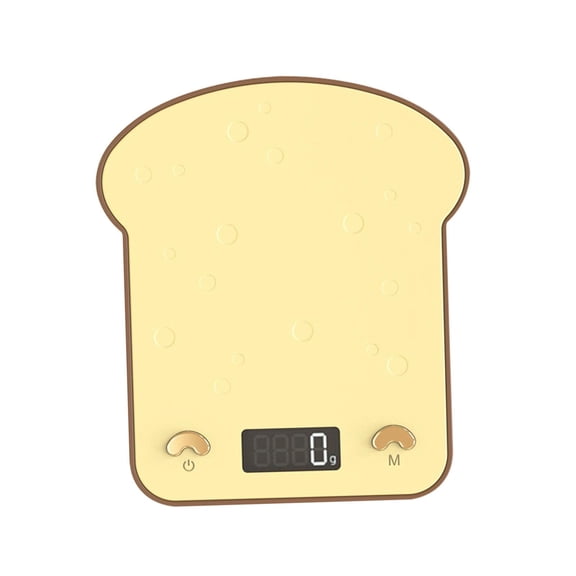 deevoka Creative Toast Mini Kitchen Electronic Scale for Restaurant Household Bakery