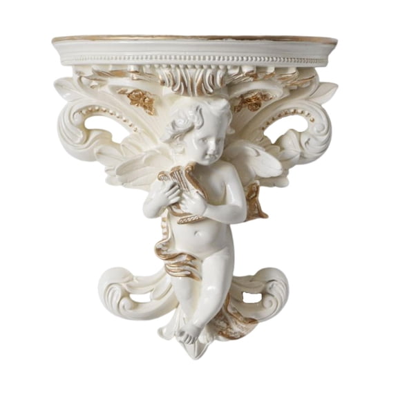 deevoka Creative Wall Floating Shelf, Sculpture Decoration, for Bathroom Background Home stylec